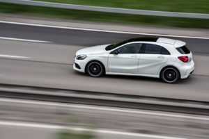 driving a car on highway